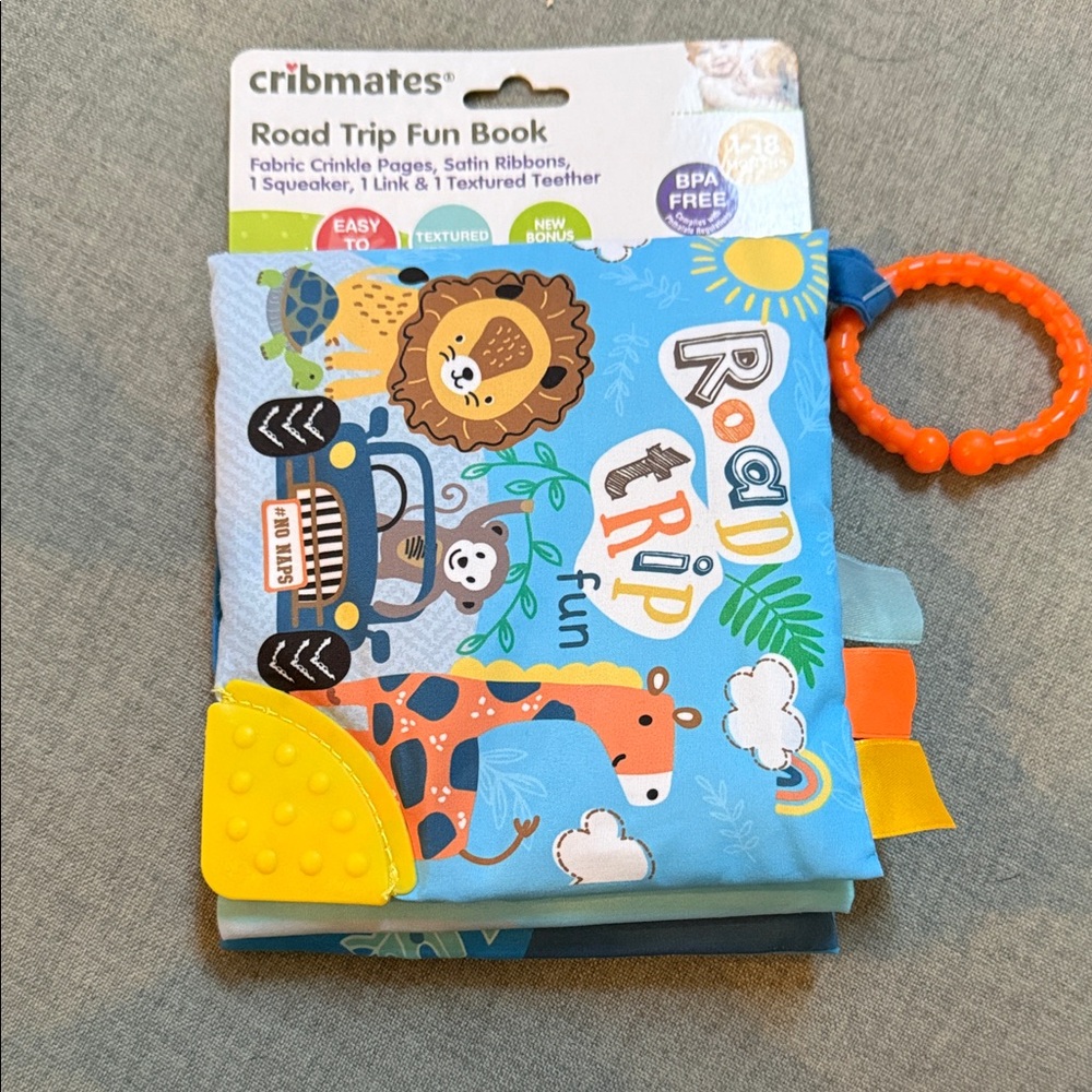 Road Trip Fun Book - Blue and Orange